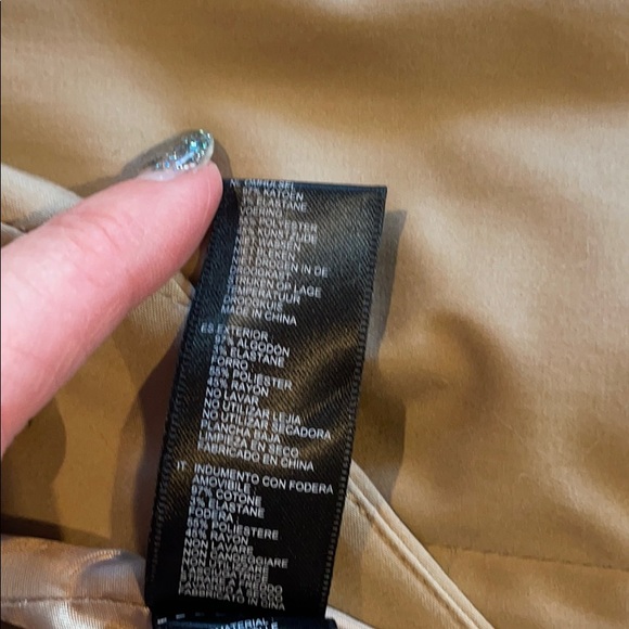 Forever 21 Blazer Jacket Suit Coat Tan 8 Business - Picture 11 of 13